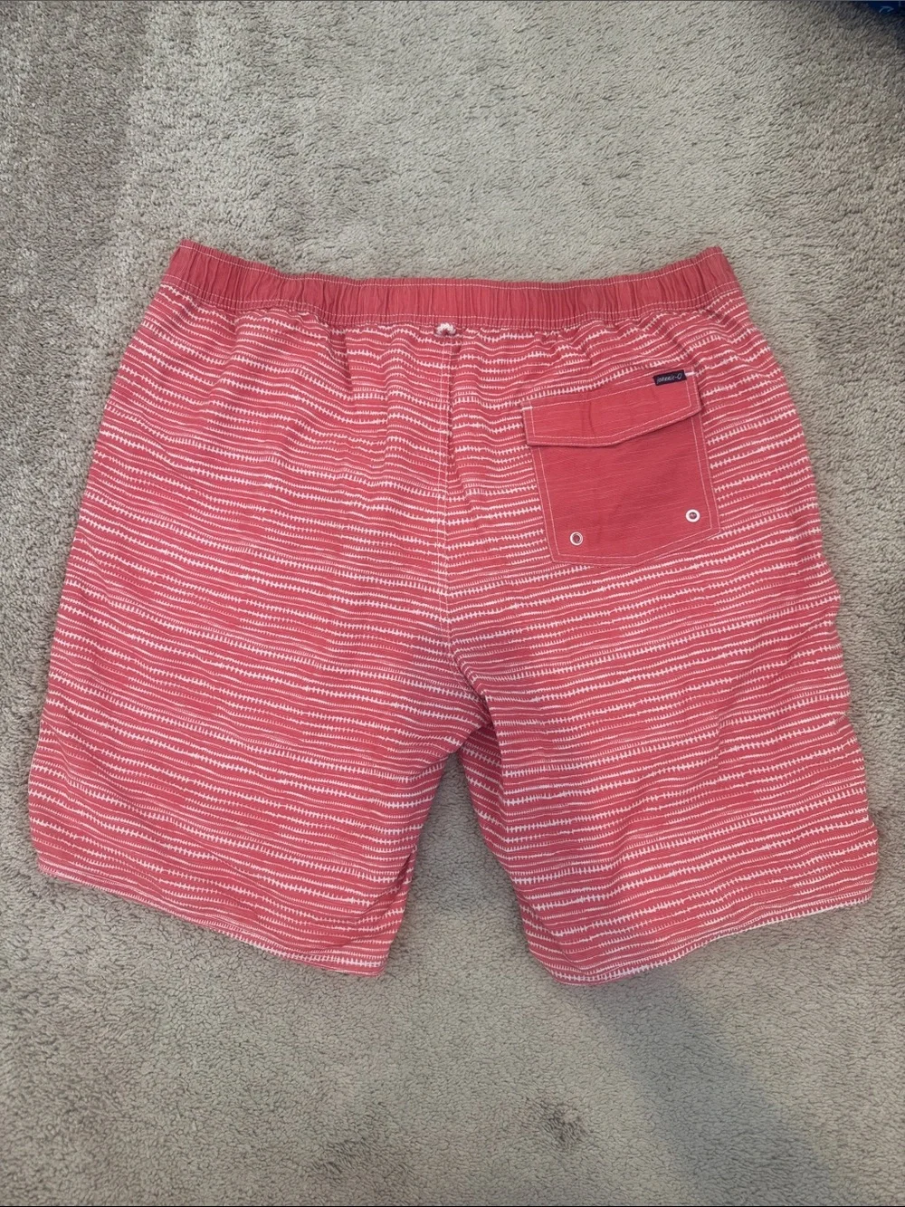 Johnnie-O Men's Striped Swim Trunks